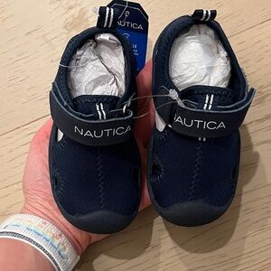 Nautica Kids Navy Blue Strap Water Shoes